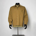 Loose Fit Multi-Pocket Fake Layer Workwear Button Up Overshirt